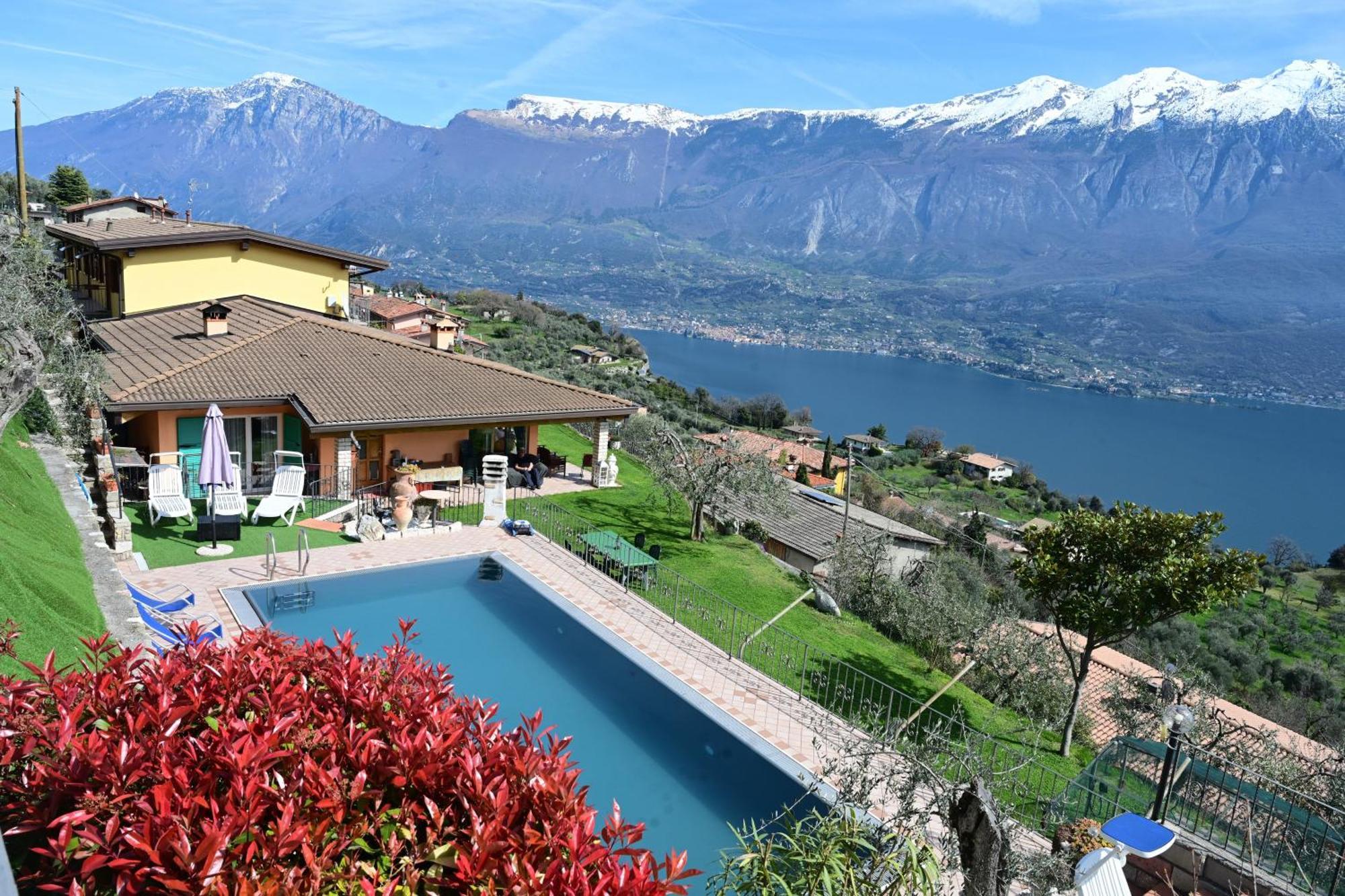 Casa Elka Residence Lake View And Pool By Garda Domus Mea Pieve  Экстерьер фото